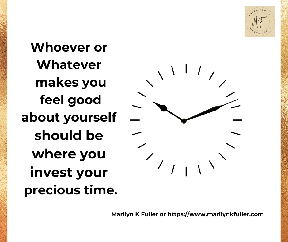 A clock ticking away on the wall accompanies the text.
