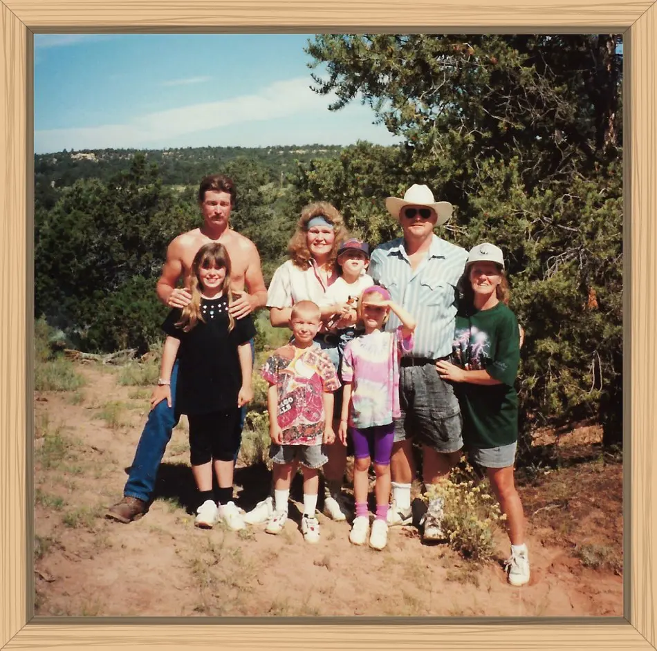 Camping adventure with our two families at 7300 feet in the beautiful Zuni Mountains not too far from the Zuni Pueblo.
