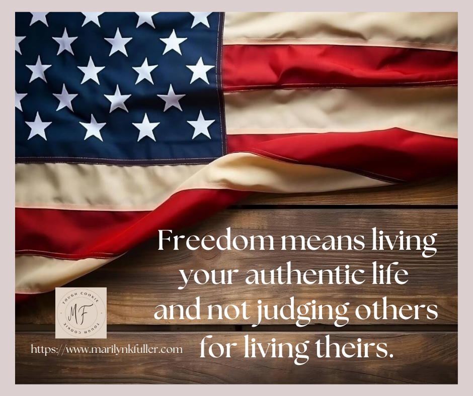 Partially folded American flag draped over some wood.