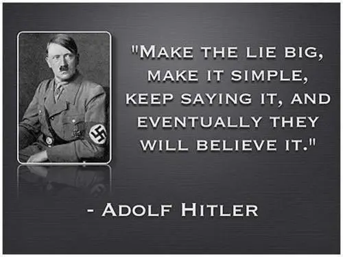 Portrait of Adolf Hitler in a Nazi uniform.