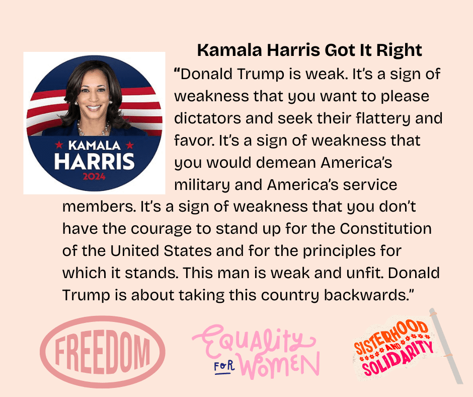 2024 Campaign photo of Kamala Harris. 